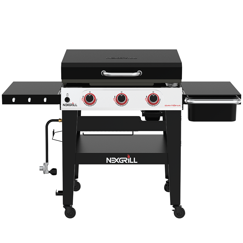 Daytona™ 3-Burner Propane Gas Grill with Griddle Top